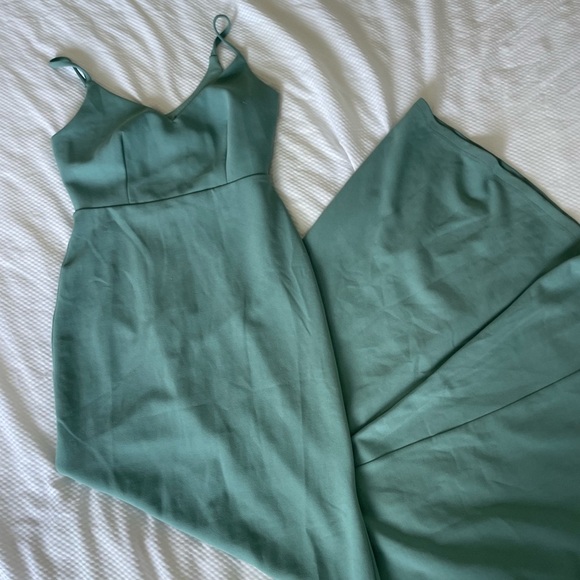 Lulus Moments of Bliss in Seafoam green maxi dress - Picture 4 of 15